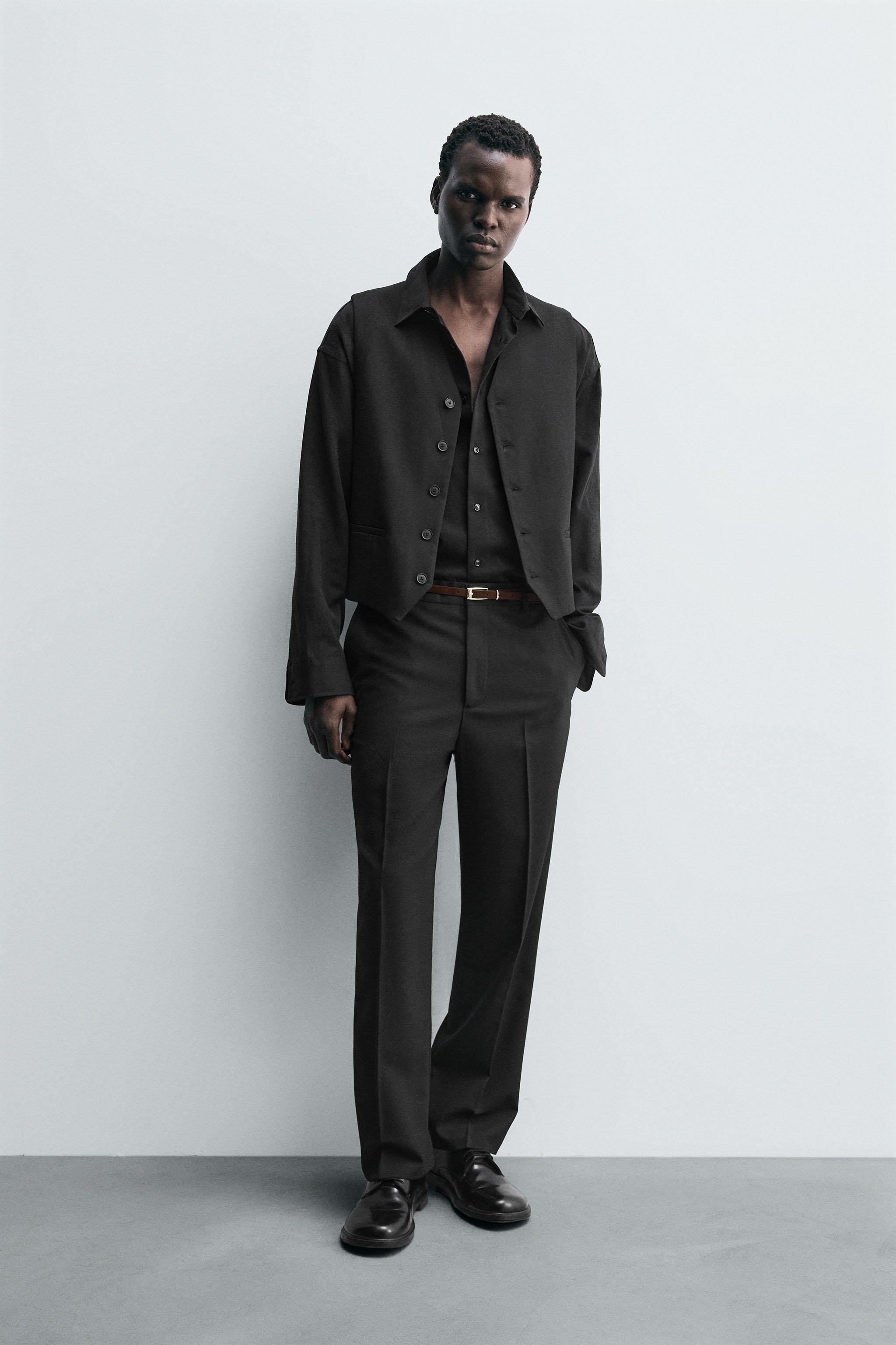 PANTALON DE COSTUME STRUCTURÉ